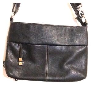 Tignanello Black Purse Bag Crossbody